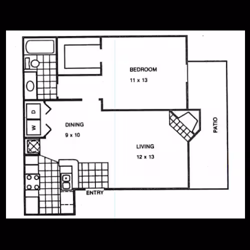B Renovated RenovatedB floor plan
